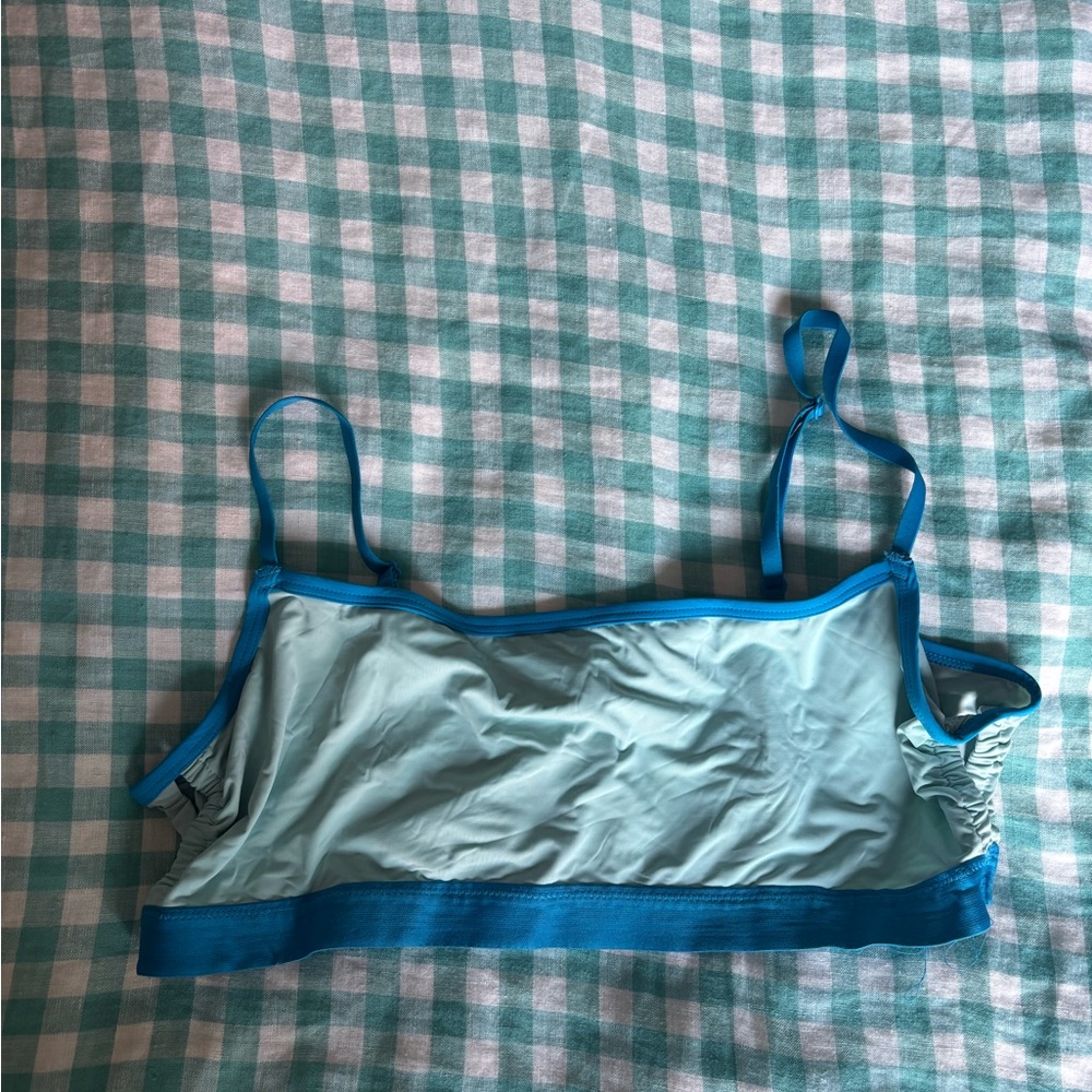 Blue and Teal Bralette/ lounge bra